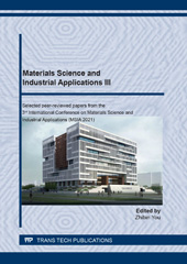 E-book, Materials Science and Industrial Applications III, Trans Tech Publications Ltd