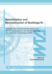 E-book, Rehabilitation and Reconstruction of Buildings IV, Trans Tech Publications Ltd