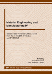 eBook, Material Engineering and Manufacturing IV, Trans Tech Publications Ltd