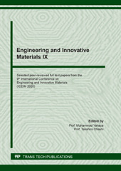 eBook, Engineering and Innovative Materials IX, Trans Tech Publications Ltd