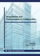 E-book, Innovations and Technologies in Construction, Trans Tech Publications Ltd