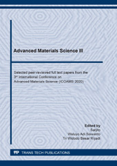 eBook, Advanced Materials Science III, Trans Tech Publications Ltd