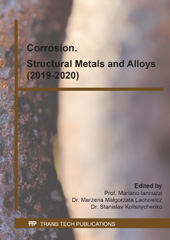 eBook, Corrosion. Structural Metals and Alloys (2019-2020), Trans Tech Publications Ltd