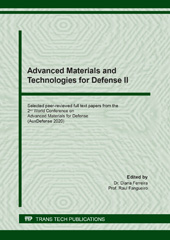 E-book, Advanced Materials and Technologies for Defense II, Trans Tech Publications Ltd