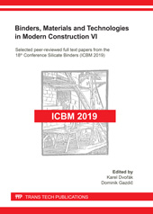 eBook, Binders, Materials and Technologies in Modern Construction VI, Trans Tech Publications Ltd