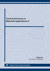 E-book, Current Advances in Materials Applications II, Trans Tech Publications Ltd