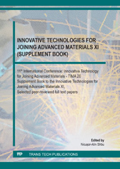 eBook, Innovative Technologies for Joining Advanced Materials XI : (Supplement Book), Trans Tech Publications Ltd