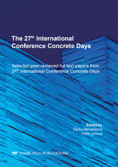 eBook, The 27th International Conference Concrete Days, Trans Tech Publications Ltd