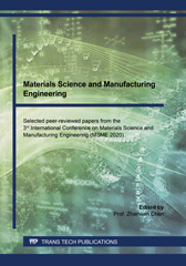 E-book, Materials Science and Manufacturing Engineering, Trans Tech Publications Ltd
