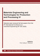 E-book, Materials Engineering and Technologies for Production and Processing VI, Trans Tech Publications Ltd
