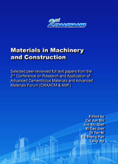E-book, Materials in Machinery and Construction, Trans Tech Publications Ltd