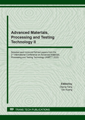 E-book, Advanced Materials, Processing and Testing Technology II, Trans Tech Publications Ltd