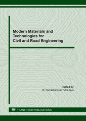 eBook, Modern Materials and Technologies for Civil and Road Engineering, Trans Tech Publications Ltd