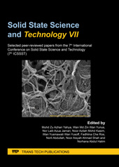 E-book, Solid State Science and Technology VII, Trans Tech Publications Ltd