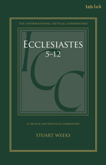 eBook, Ecclesiastes 5-12, Weeks, Stuart, T&T Clark