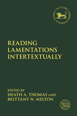 E-book, Reading Lamentations Intertextually, T&T Clark