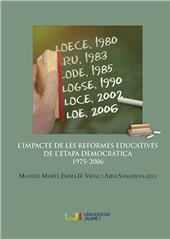 E-book, L'impacte de les reformes educatives de l'etapa democràtica : 1975-2006, Universitat Jaume I