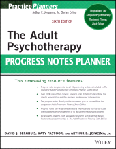 E-book, The Adult Psychotherapy Progress Notes Planner, John Wiley & Sons