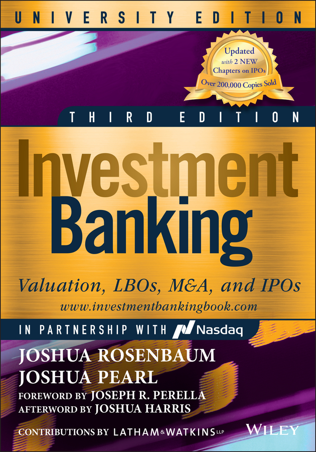 E-book, Investment Banking : Valuation, LBOs, M&A, and IPOs, University Edition, John Wiley & Sons