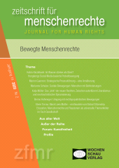 m, Bewegte Menschenrechte : zeitschrift für menschenrechte 2/2020, Wochenschau Verlag