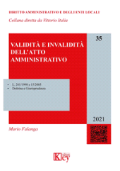 E-book, Validità e invalidità dell'atto amministrativo, Falanga, Mario, Key editore