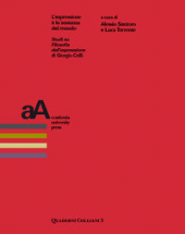 Chapitre, Prefazione : Giorgio Colli e la filosofia della relazione, Accademia University Press