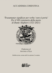 eBook, "Trasumanar significar per verba, non si poria" : per il VII centenario della morte di Dante Alighieri (1321-2021), L. Pellegrini