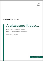 E-book, A ciascuno il suo..., Pardo Bazán, Emilia, condesa de, 1852-1921, TAB edizioni