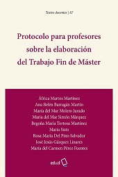 eBook, Protocolo para profesores sobre la elaboración del Trabajo Fin de Máster, Martos Martínez, África, Editorial Universidad de Almería