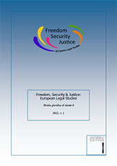 Revista, Freedom, security & justice : european legal studies, Editoriale scientifica