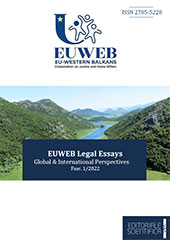 Rivista, EUWEB legal essays : global & international perspectives, Editoriale scientifica