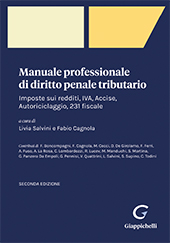 eBook, Manuale professionale di diritto penale tributario : imposte sui redditi, IVA, Accise, Autoriciclaggio, 231 fiscale, Giappichelli