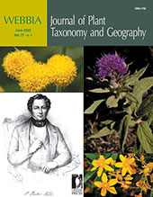 Fascicolo, WEBBIA : journal of plant taxonomy and geography : 77, 1, 2022, Firenze University Press