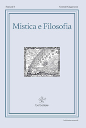 Fascículo, Mistica e filosofia : IV, 1, 2022, Le Lettere
