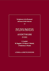 eBook, Iulius Paulus : ad edictum libri IV-XVI, "L'Erma" di Bretschneider