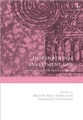 eBook, International Investment Law : an analysis of the major decisions, Hart Publishing