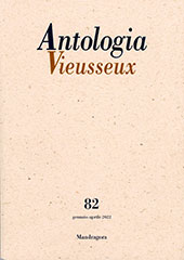 Fascicolo, Antologia Vieusseux : XXVIII, 82, 2022, Mandragora
