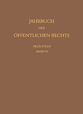 E-book, Jahrbuch des öffentlichen Rechts der Gegenwart : Neue Folge, Band 70, Mohr Siebeck