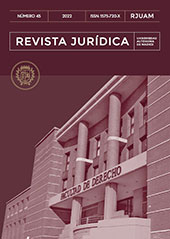 Fascículo, Revista Jurídica : Universidad Autónoma de Madrid : 45, I, 2022, Dykinson