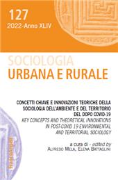 Artículo, Problematizzare la coesione sociale urbana attraverso l'engagement collettivo e la responsabilità condivisa : i casi di due Social Street italiane, Franco Angeli