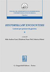eBook, History & law encounters : lezioni per pensare da giurista, G. Giappichelli