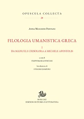E-book, Filologia umanistica greca, Meschini Pontani, Anna, 1949-2022, author, Edizioni di storia e letteratura