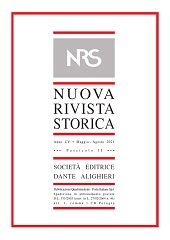 Fascicolo, Nuova rivista storica : CVI, 2, 2022, Società editrice Dante Alighieri
