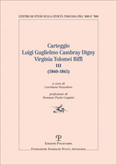 E-book, Carteggio Luigi Guglielmo Cambray Digny, Virginia Tolomei Biffi, Edizioni Polistampa : Fondazione Spadolini Nuova antologia