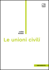 E-book, Le unioni civili, Russo, Luisa, TAB edizioni