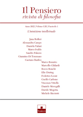 Heft, Il Pensiero : rivista di filosofia : LXI, 1, 2022, InSchibboleth