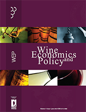 Fascicule, WEP : wine economics and policy : 11, 1, 2022, Firenze University Press