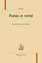E-book, Poésie et vérité, H. Champion