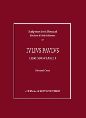 eBook, Libri singulares, Paulus, Julius, active approximately 200., L'Erma di Bretschneider