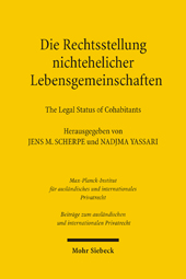 E-book, Die Rechtsstellung nichtehelicher Lebensgemeinschaften : The Legal Status of Cohabitants, Mohr Siebeck